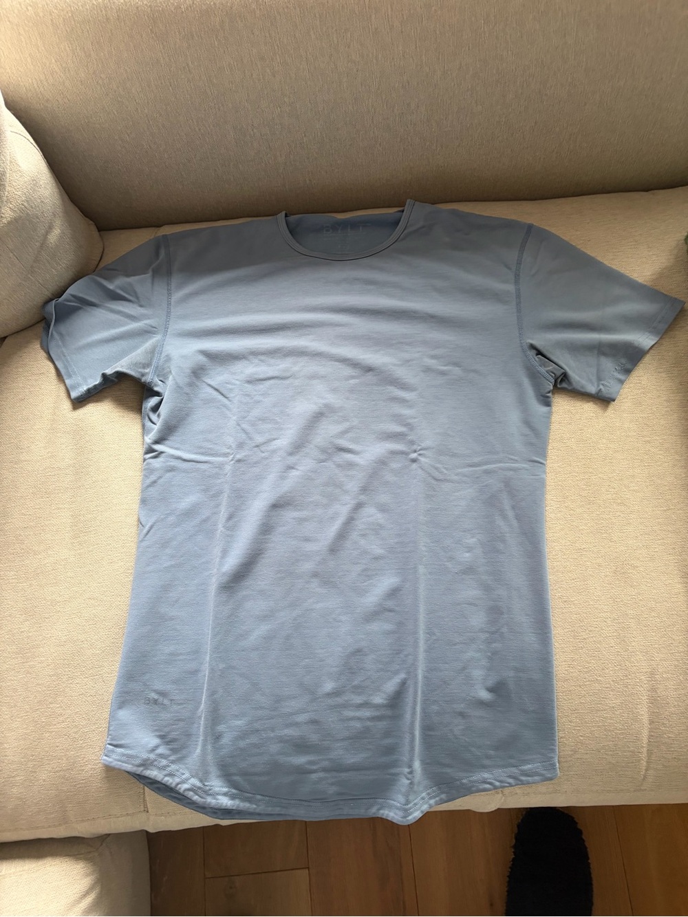 BYLT Basics Short Sleeve Crew in Rosewood - Picture 3 of 5